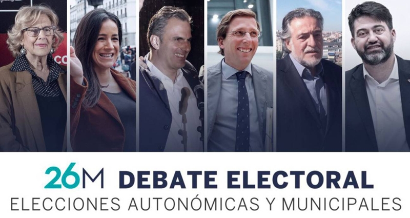 Cartel promocional del debate