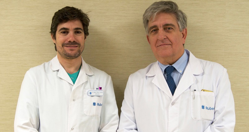 Los doctores Alberto Pérez-Lanzac y Antonio Allona