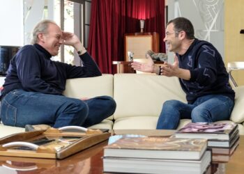 Jorge Javier Vázquez y Bertín Osborne en 'Mi casa es la tuya'