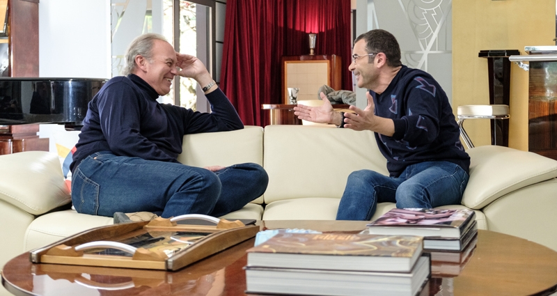 Jorge Javier Vázquez y Bertín Osborne en 'Mi casa es la tuya'