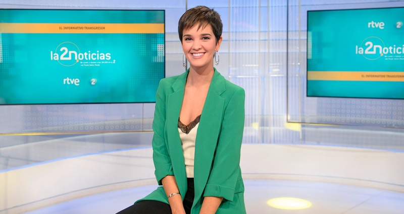 Paula Sáinz-Pardo, presentadora de 'La 2 Noticias'