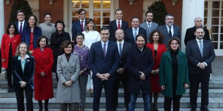Ministros y Ministras del Gobierno de Pedro Sánchez