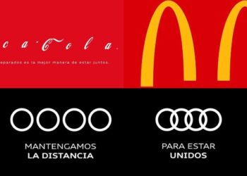Coca-Cola, Audi o McDonald’s modifican sus logos para frenar al COVID-19