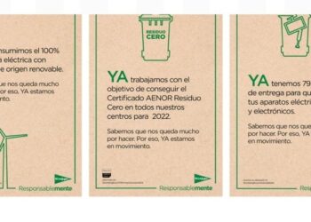 El Corte Inglés sólo utiliza energía 100% renovable y certificada, y reduce sus emisiones de CO2 un 28%