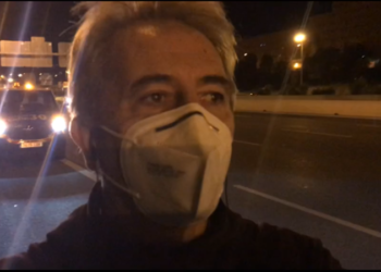 Manolo Lama se queda tirado en la M-30 y lanza una llamada de socorro: “Que alguien venga a recogerme”