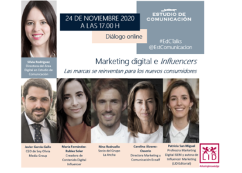 Estudio de Comunicación presenta el Webinar “Marketing digital e Influencers. Las marcas se reinventan para los nuevos consumidores”