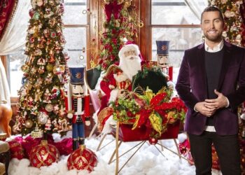 Lance Bass as a Kentucky home decorated for the holidays as seen on HGTV's Outrageous Holiday Houses.
