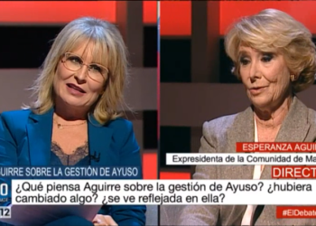 Telemadrid, blanco de las críticas de Esperanza Aguirre: “Podrían sacar alguna vez al portavoz del Partido Popular”