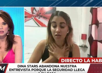 Liberada Dina Star tras ser detenida en plena entrevista con la TV española