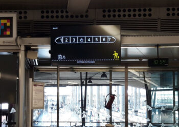 Nuevas pantallas indicarán al viajero la situación exacta de los trenes en el andén