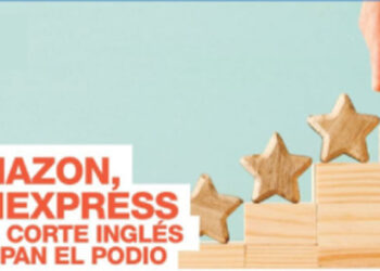 ¿Cuál es la estrategia de marketing de Amazon, Aliexpress y El Corte Inglés para liderar el TOP 5 de ventas online?