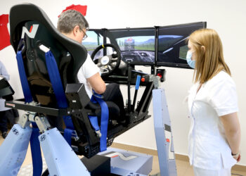 Un simulador de conducción adapta su software al uso terapéutico