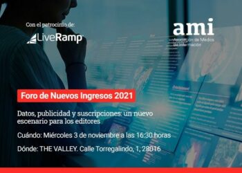La Asociación de Medios de Información organiza el Foro de Nuevos Ingresos 2021 para analizar el nuevo escenario que se plantea a los editores en cuanto a datos, publicidad y suscripciones