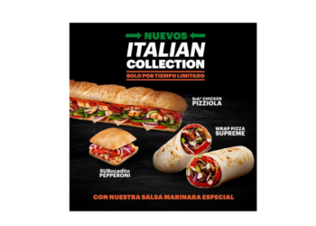 Subway presenta Italian Collection, tres nuevas recetas inspiradas en los sabores de Italia
