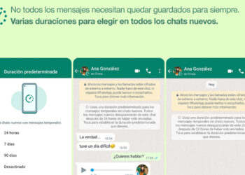 WhatsApp anuncia más control y privacidad con los mensajes temporales predeterminados