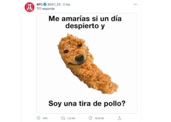 Una de cada cuatro interacciones en redes sociales en 2021 fueron de KFC España