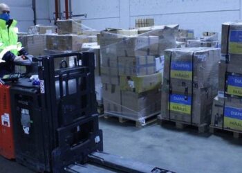 Carreras dona la gestión logística de la ayuda para Ucrania coordinada por el Gobierno de Aragón