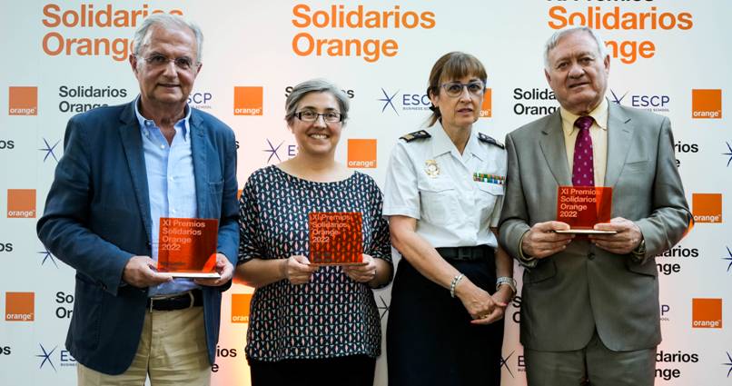 Obra Social de San Juan de Dios, Down Madrid y Fundación Policía Española: Orange entrega sus XI Premios Solidarios