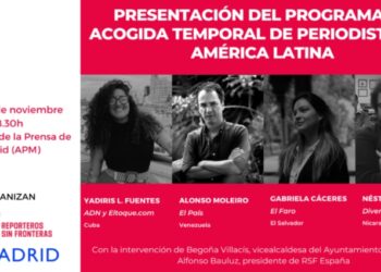 RSF España inicia V Edición de Programa de Acogida de Periodistas Latinoamericanos