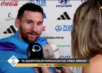 “Atravesaste a cada familia” las virales palabras de una periodista argentina para Lionel Messi