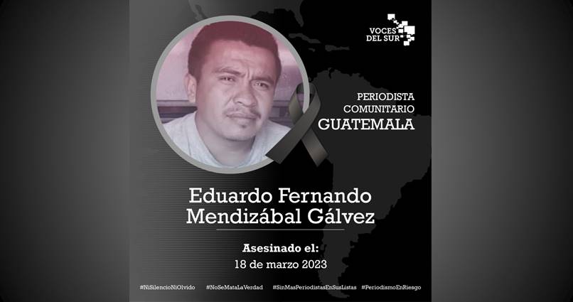 La FIP exige esclarecimiento del asesinato de periodista en Guatemala