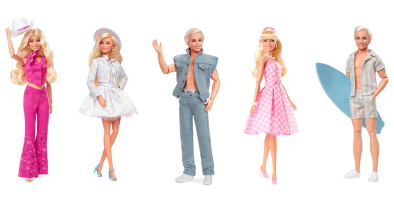 Mattel lanza una colección inspirada en la película 'Barbie', Campañas