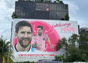 “Los murales de Messi”, la nueva atracción turística de Miami