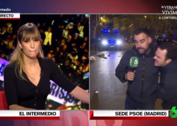 Acosan a un reportero de laSexta en la manifestación de Ferraz contra la amnistía