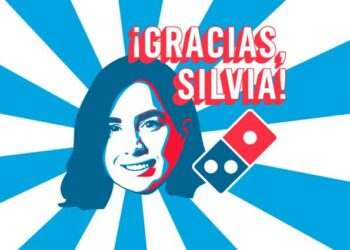 ‘Gracias, Silvia’, la directora de marketing de Domino’s Pizza protagoniza la campaña de enero
