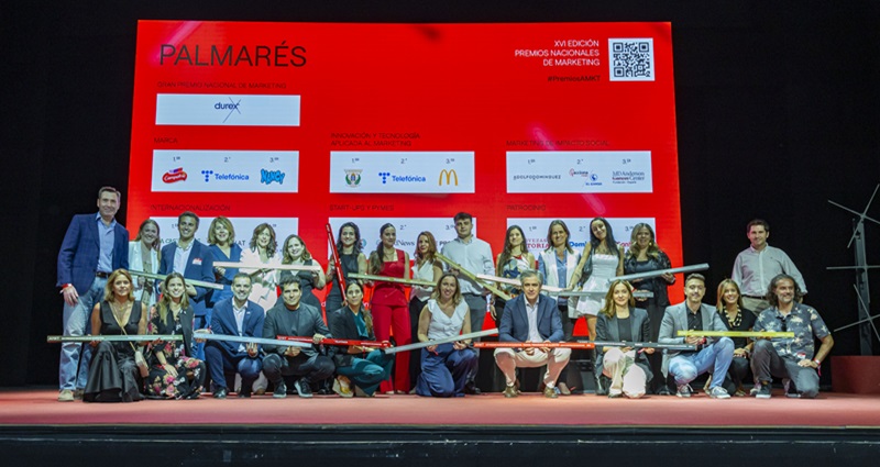Durex y Telefónica, triunfan en la noche de la XVI edición de los Premios Nacionales de Marketing