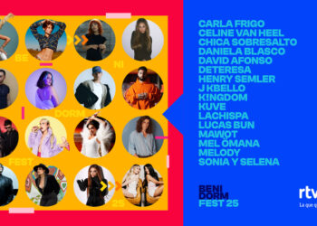 RTVE anuncia los 16 concursantes del Benidorm Fest 2025
