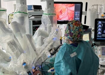 En el Hospital Ruber Internacional, se ha extirpado un tumor renal, preservando el resto del riñón sano, mediante la utilización del robot Da Vinci y ecografía intraoperatoria
