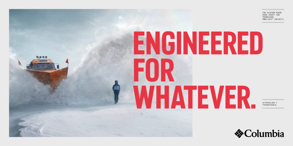 Engineered for Whatever: Columbia lanza una campaña que celebra las actividades outdoor al extremo