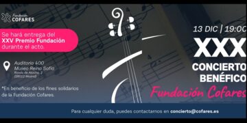 La Fundación Cofares abre la venta de entradas de su Concierto Benéfico de Navidad