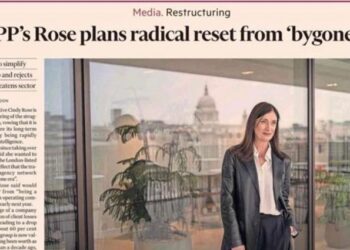 La nueva CEO global de WPP anuncia un reinicio radical del grupo al inicio del 2026