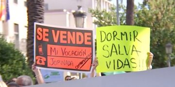 Los médicos arrancan una huelga general de cuatro días contra el Estatuto Marco