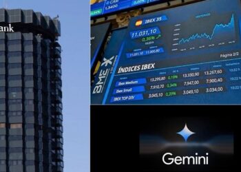 CaixaBank se dispara al primer puesto de la reputación algorítmica del IBEX‑35 en Gemini