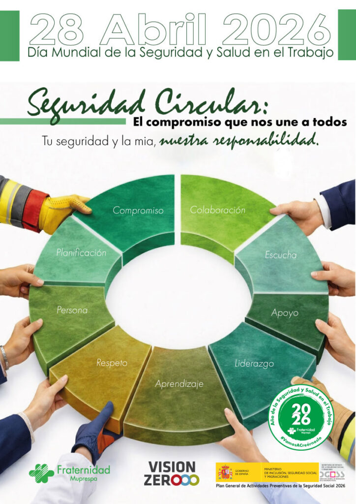 Cartel Oficial de la Semana de la Prevención 2026 de Fraternidad-Muprespa