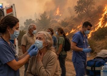 Sanidad lanza su primera guía ante incendios forestales