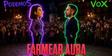 Abascal e Irene Montero se apuntan a la última moda: farmear aura