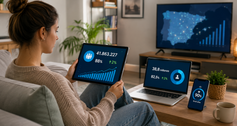 Google, YouTube y WhatsApp lideran el ecosistema digital en España