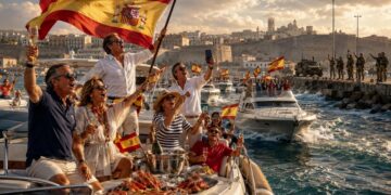 La patria a babor y el champagne a estribor