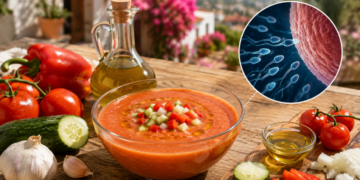 El gazpacho y los beneficios para la fertilidad masculina