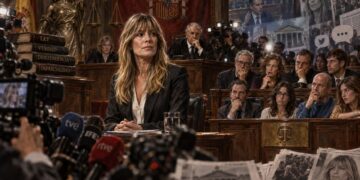 Begoña y un jurado popular (óleo sobre lienzo – Diana Morant)