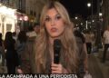 Agreden a una reportera y a un cámara de Telemadrid durante una conexión en directo en Sol