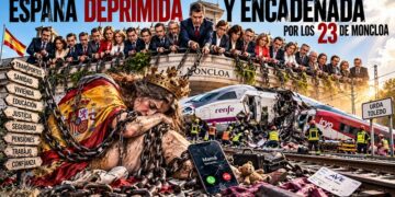 ESPAÑA DEPRIMIDA Y ENCADENADA POR LOS 23 DE MONCLOA